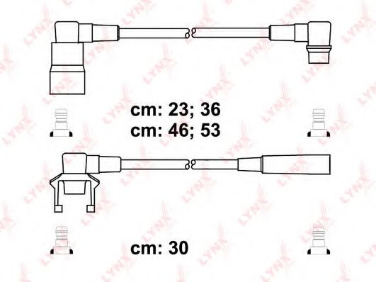 Комплект проводов зажигания lynxauto SPC6326