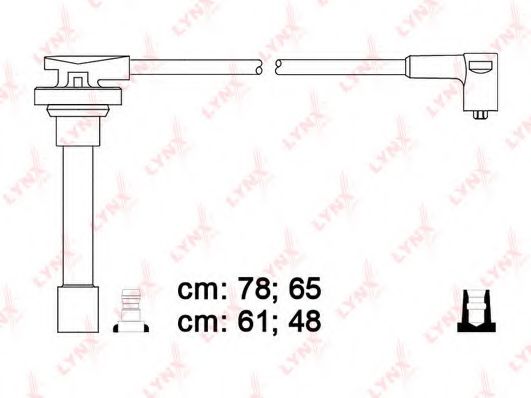 Комплект проводов зажигания lynxauto SPC6505