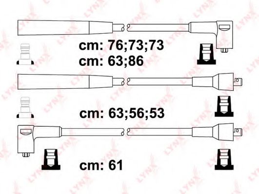 Комплект проводов зажигания lynxauto SPC6507
