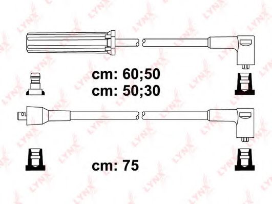 Комплект проводов зажигания lynxauto SPC6515