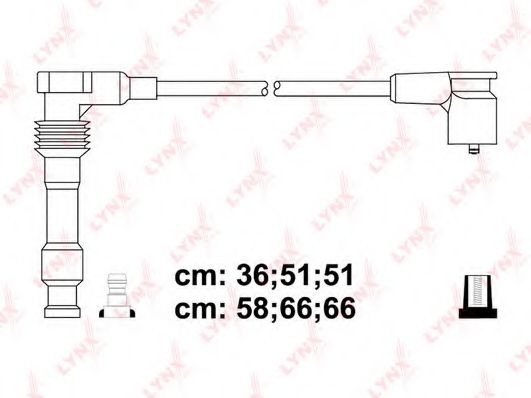 Комплект проводов зажигания lynxauto SPC6702