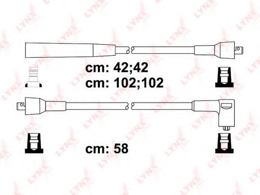 Комплект проводов зажигания lynxauto SPC7103