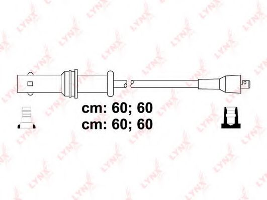 Комплект проводов зажигания lynxauto SPC7107
