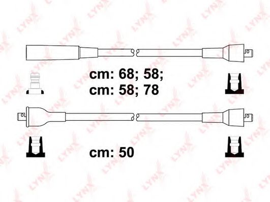 Комплект проводов зажигания lynxauto SPC7302