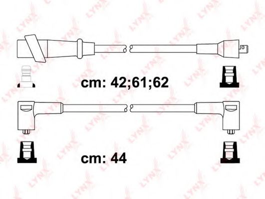 Комплект проводов зажигания lynxauto SPC7307