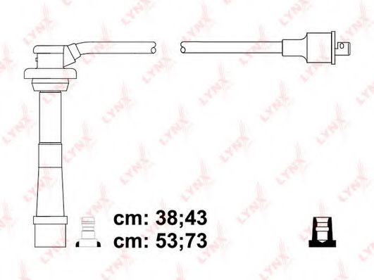 Комплект проводов зажигания lynxauto SPC7312