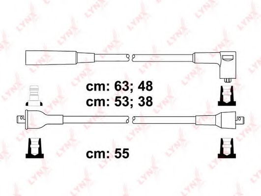 Комплект проводов зажигания lynxauto SPC7502