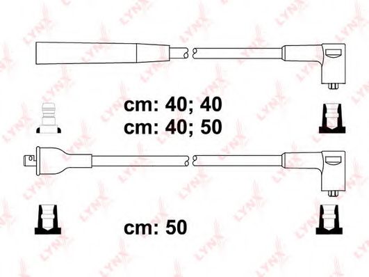 Комплект проводов зажигания lynxauto SPC7505