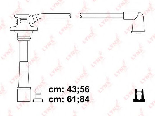 Комплект проводов зажигания lynxauto SPC7542