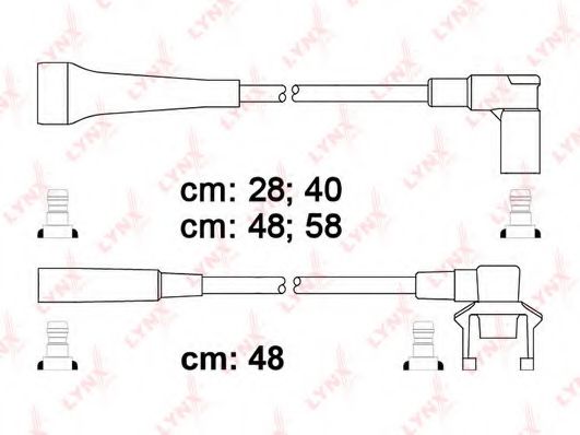 Комплект проводов зажигания lynxauto SPC7802