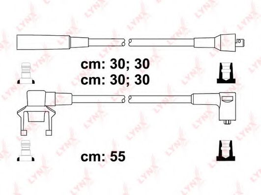 Комплект проводов зажигания lynxauto SPC7808