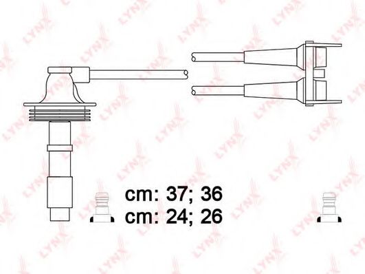 Комплект проводов зажигания lynxauto SPC7815