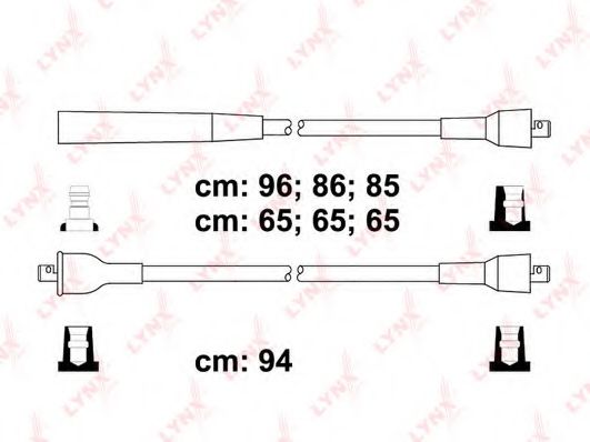 Комплект проводов зажигания lynxauto SPC7821