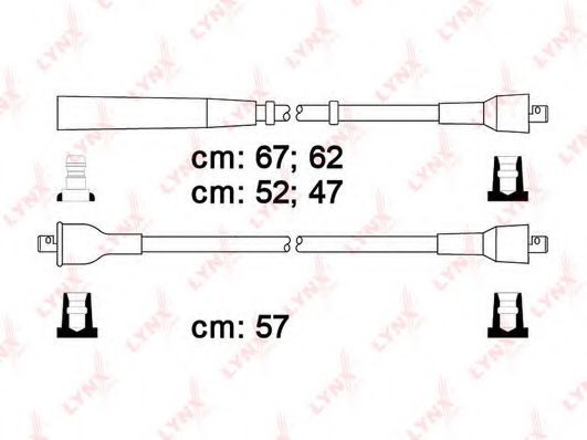 Комплект проводов зажигания lynxauto SPC7822