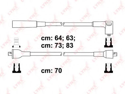 Комплект проводов зажигания lynxauto SPC8002