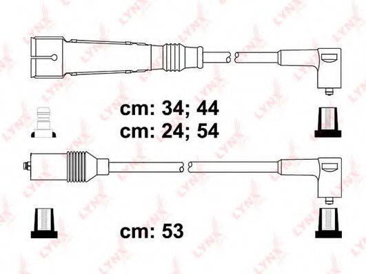 Комплект проводов зажигания lynxauto SPC8004