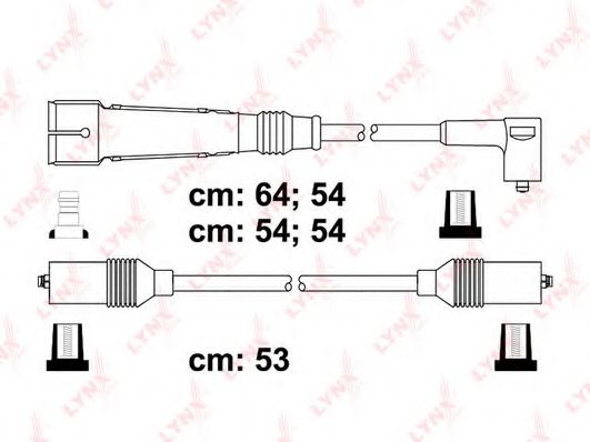 Комплект проводов зажигания lynxauto SPC8007