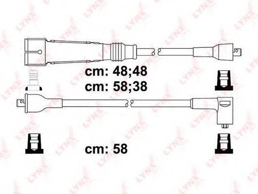 Комплект проводов зажигания lynxauto SPC8019