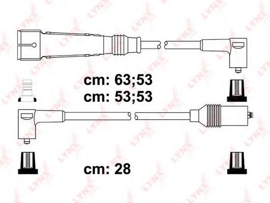 Комплект проводов зажигания lynxauto SPC8020