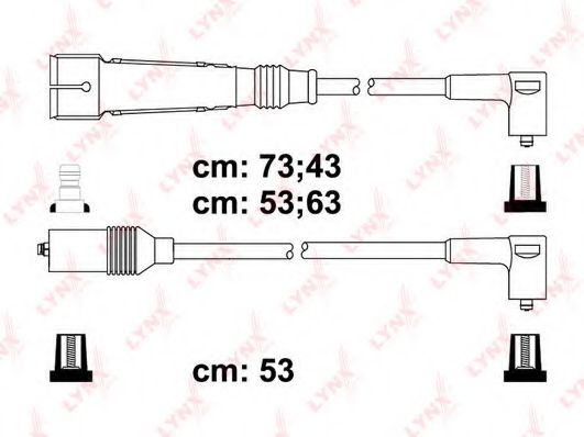 Комплект проводов зажигания LYNXauto SPC8023 Комплект проводов зажигания LYNXauto SPC8023