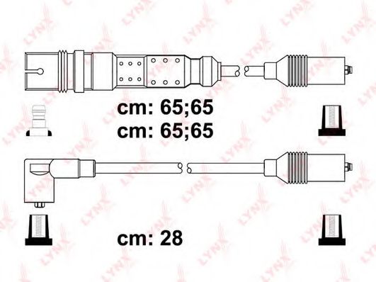 Комплект проводов зажигания lynxauto SPC8033