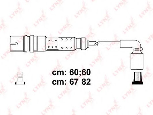 Комплект проводов зажигания lynxauto SPC8034