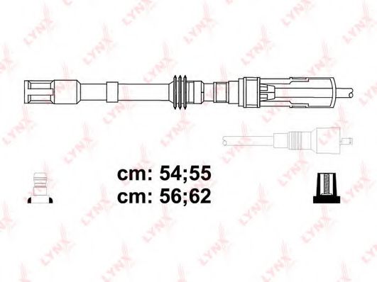 Комплект проводов зажигания lynxauto SPC8039