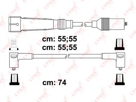 Комплект проводов зажигания lynxauto SPC8041