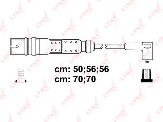 Комплект проводов зажигания lynxauto SPC8042