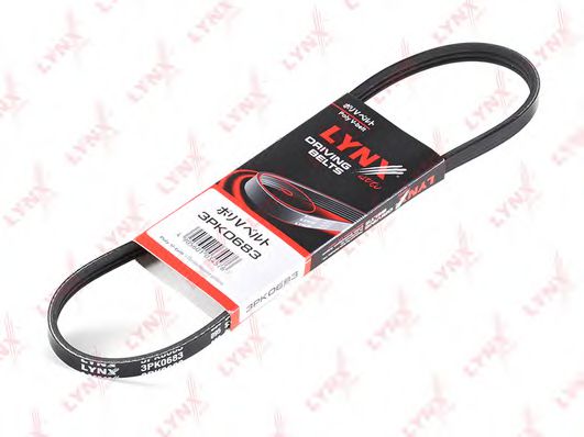 Поликлиновой ремень lynxauto 3PK0683