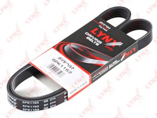 Поликлиновой ремень lynxauto 6PK1153