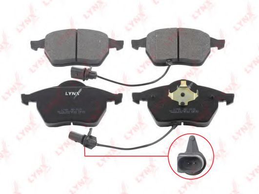 Тормозные колодки lynxauto BD-1216