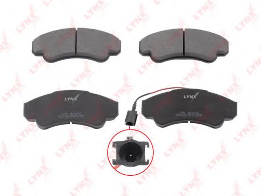 Тормозные колодки lynxauto BD-2216