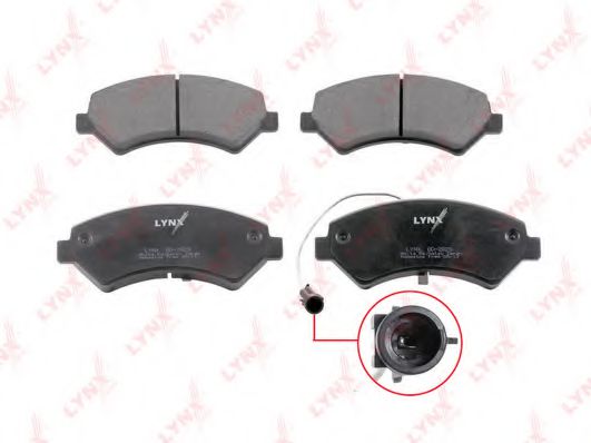 Тормозные колодки lynxauto BD-2829