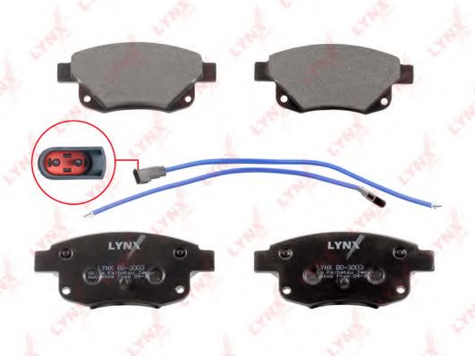Тормозные колодки lynxauto BD-3003