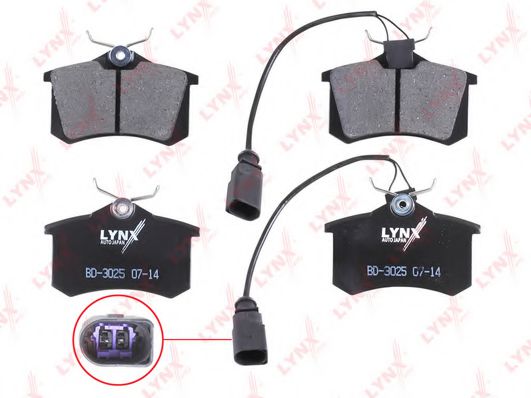 Тормозные колодки lynxauto BD-3025