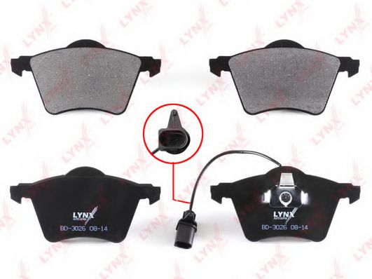 Тормозные колодки lynxauto BD-3026