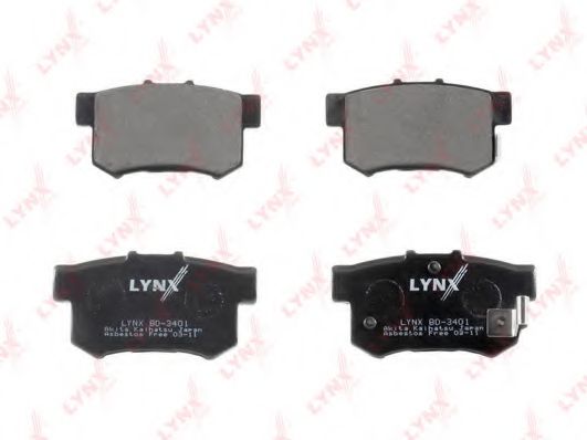 Тормозные колодки lynxauto BD-3401