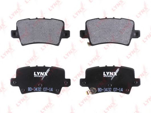 Тормозные колодки lynxauto BD-3432
