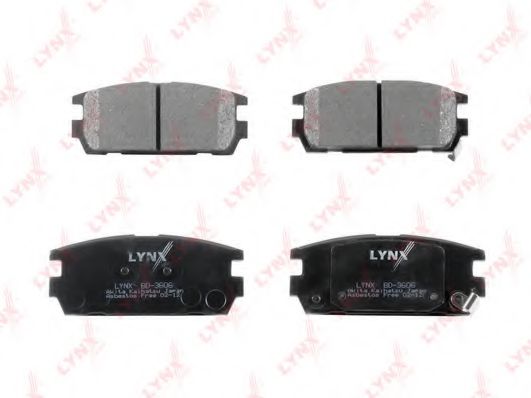 Тормозные колодки lynxauto BD-3606