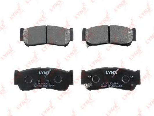 Тормозные колодки lynxauto BD-3616