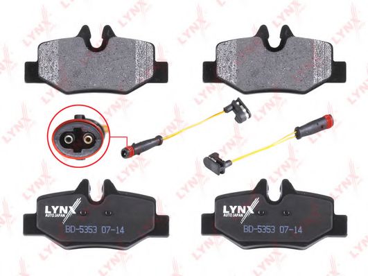 Тормозные колодки lynxauto BD-5353