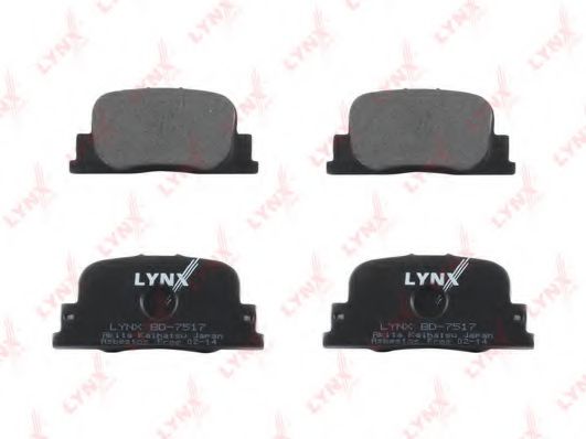 Тормозные колодки lynxauto BD-7517
