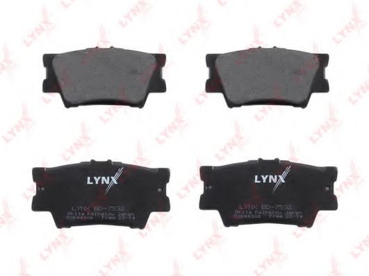 Тормозные колодки lynxauto BD-7532
