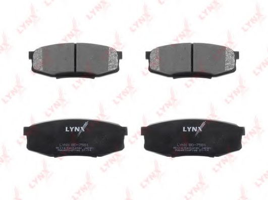 Тормозные колодки lynxauto BD-7581