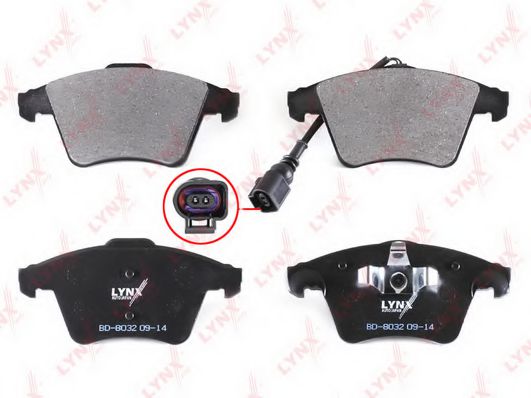 Тормозные колодки lynxauto BD-8032