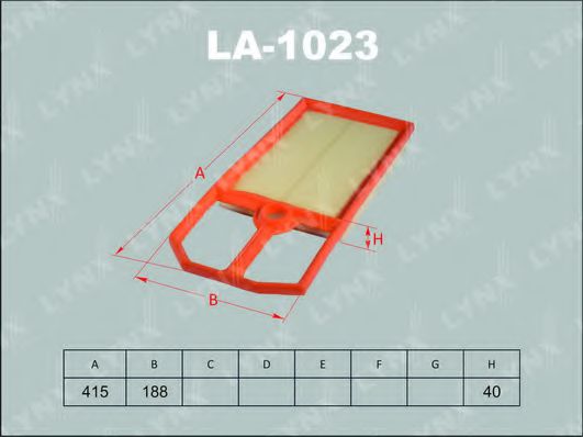 Воздушный фильтр lynxauto LA-1023