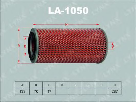 Воздушный фильтр lynxauto LA-1050