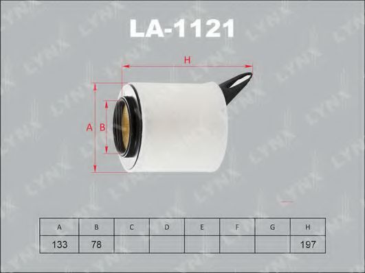 Воздушный фильтр lynxauto LA-1121