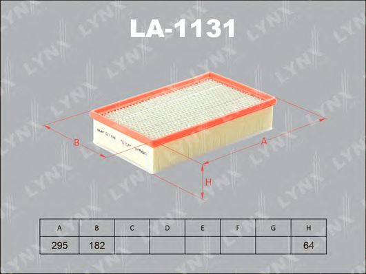 Воздушный фильтр lynxauto LA-1131